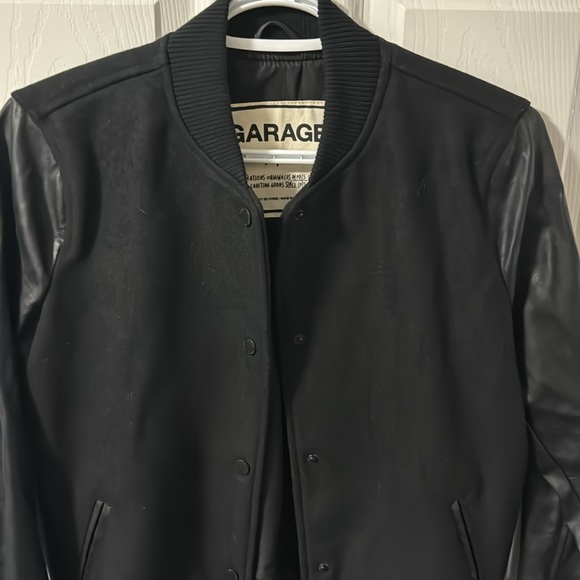 Garage Black Bomber Jacket - Picture 2 of 4